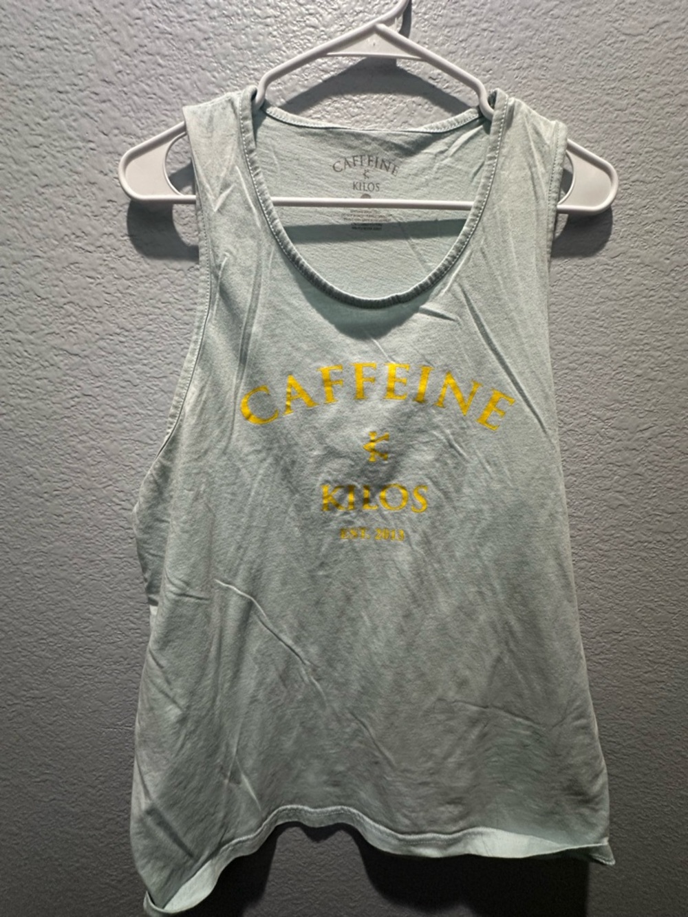 Men’s Caffeine and Kilos Mint Tank Top